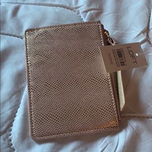 Loft small card wallet/case-Gold & Rose Gold